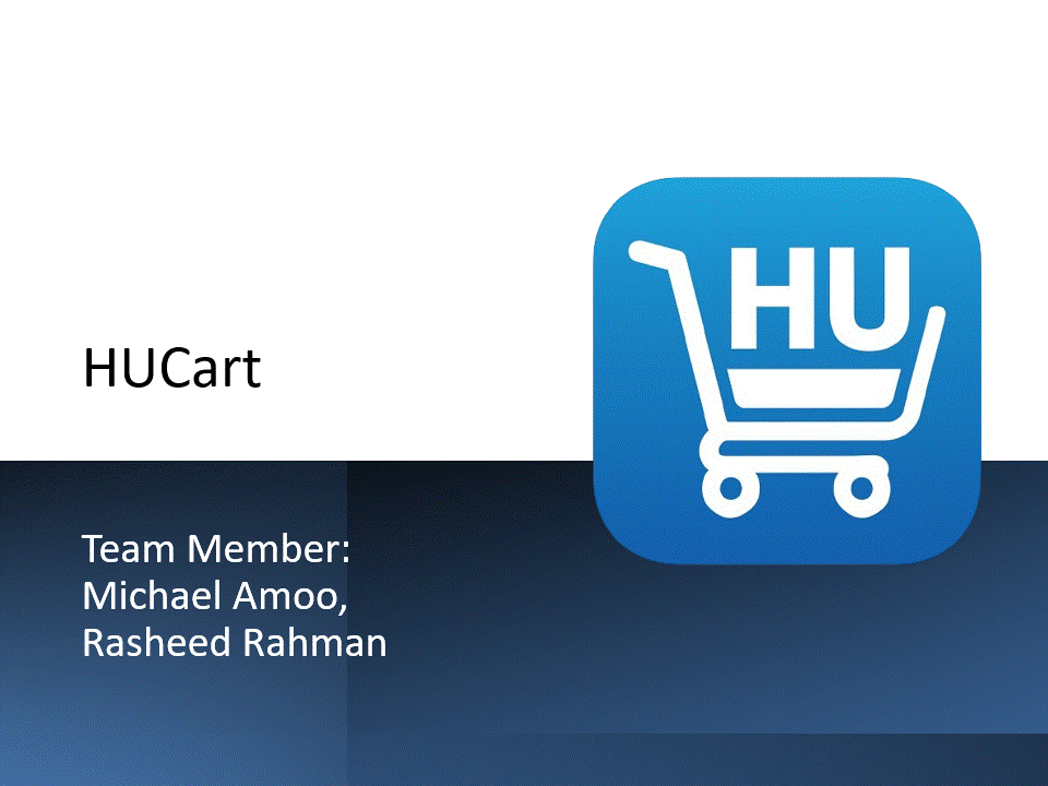 HUCart demo animation